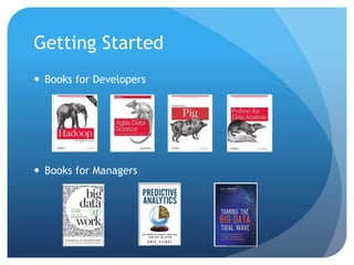 Getting Started
 Books for Developers
 Books for Managers
 