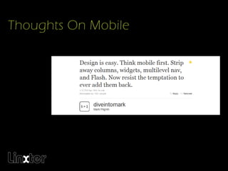 Thoughts On Mobile
 