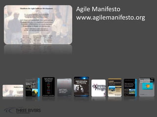 Agile Manifesto
www.agilemanifesto.org
 