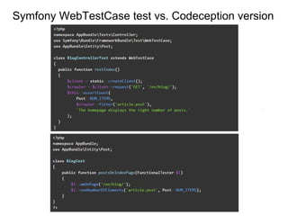 Codeception presentation | PDF