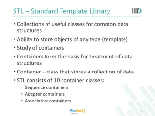 STL in C++ | PDF
