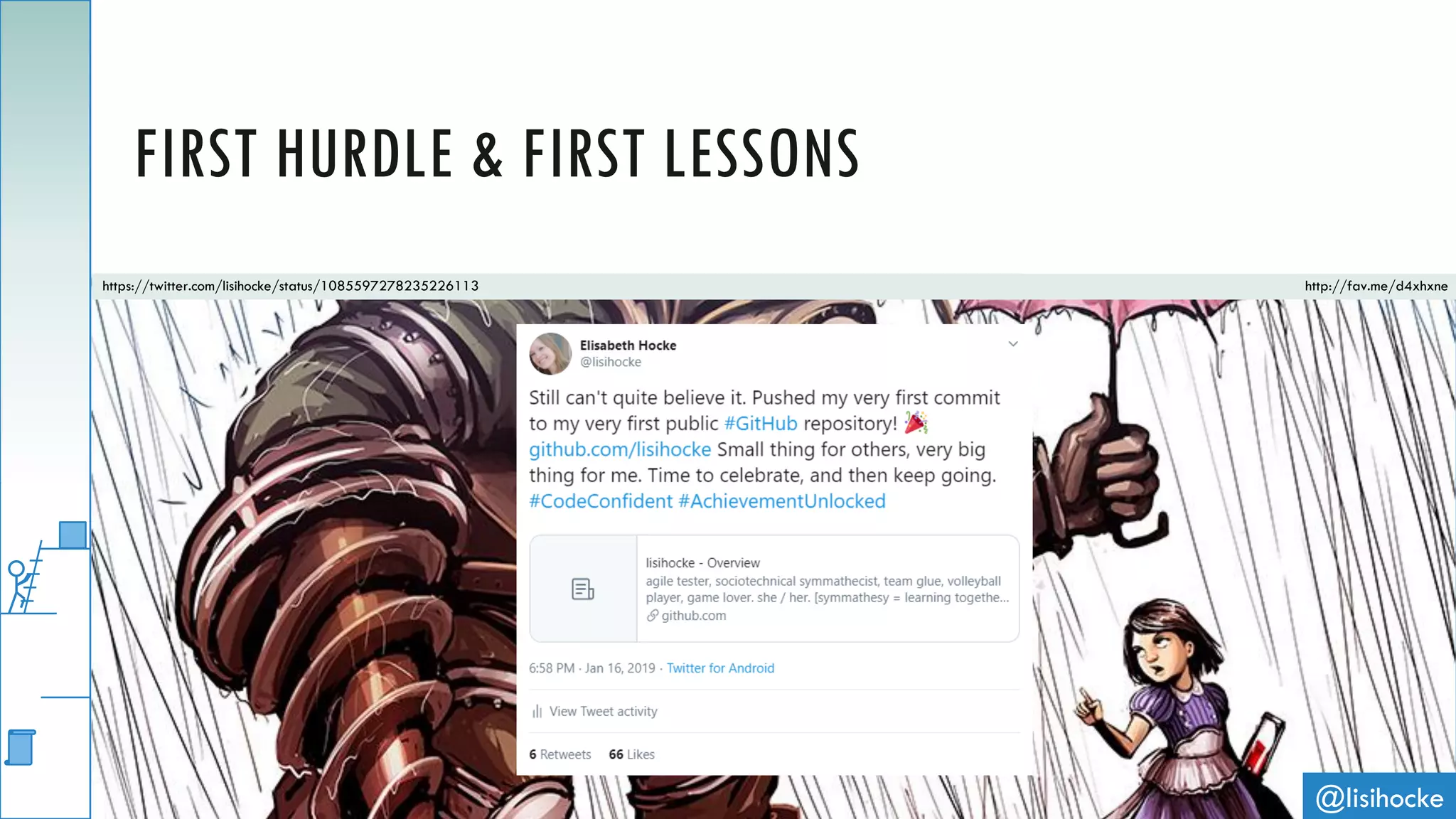 @lisihocke
FIRST HURDLE & FIRST LESSONS
http://fav.me/d4xhxnehttps://twitter.com/lisihocke/status/1085597278235226113
 