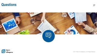 © 2017 Return On Intelligence, Inc. All Rights Reserved
37Questions
 