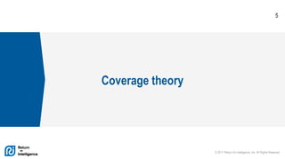 © 2017 Return On Intelligence, Inc. All Rights Reserved
5
Coverage theory
 