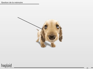 Gestion de la mémoire




                        34
 