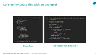 15
© 2021 Capgemini. All rights reserved.
Data Science for Coding Theory | Eldar Sultanow | 4/12/2021
Let's demonstrate this with an example!
Bmin, Bmax left-rotational distance r
 