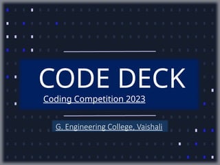Coding competition insights and Banner ppt .prv.pptx