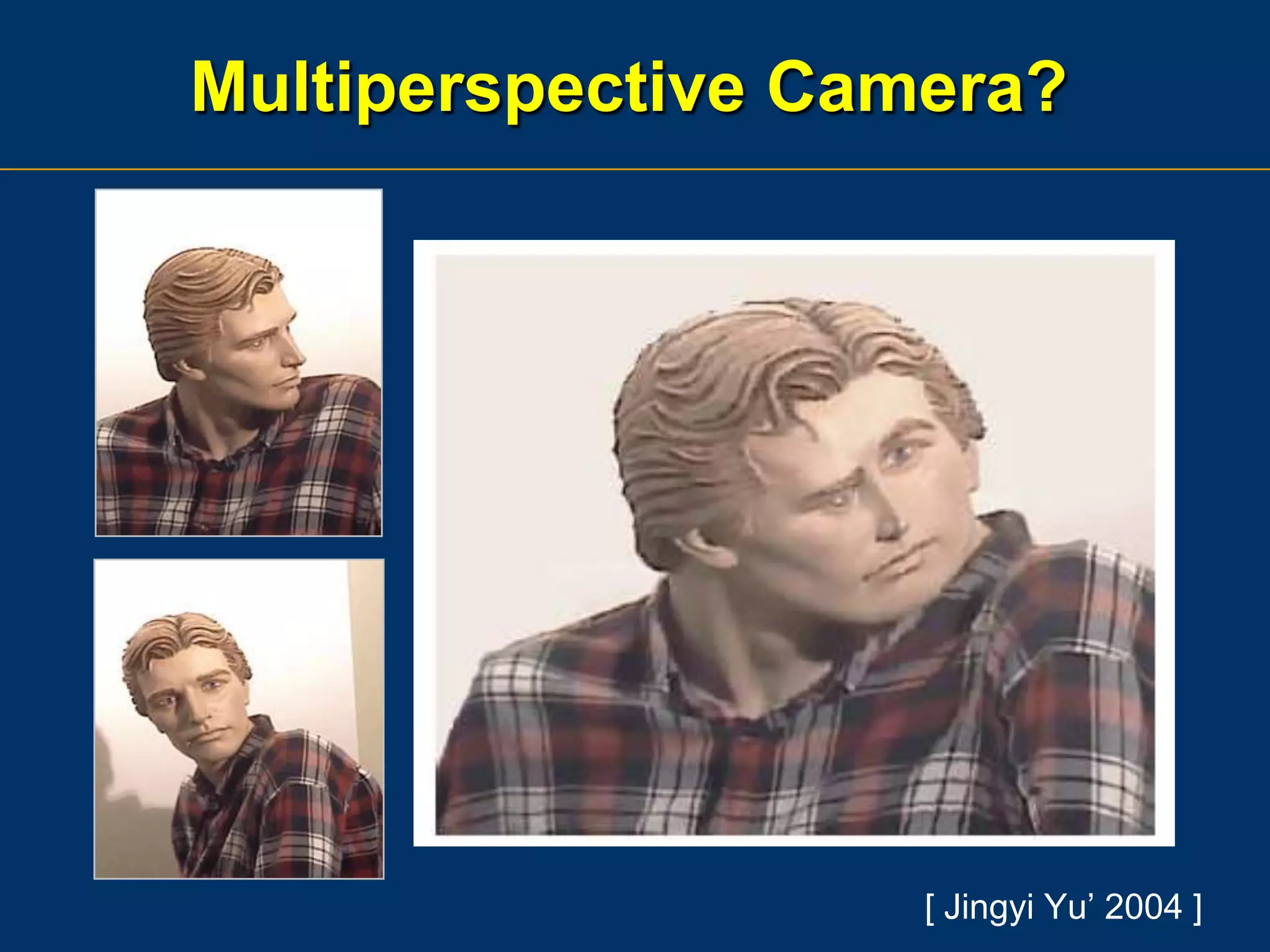 Multiperspective Camera?

[ Jingyi Yu‟ 2004 ]

 