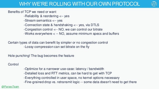 Building a UDP Protocol For Cloud Gaming Slide 8