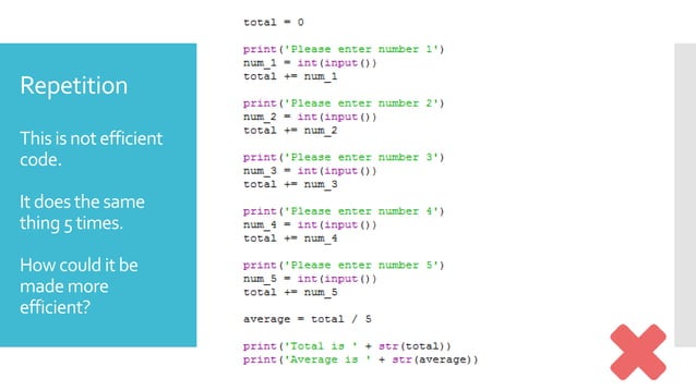 N5 Code Efficiency | PPTX