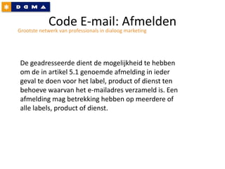 Commissie Data en Listbroking
