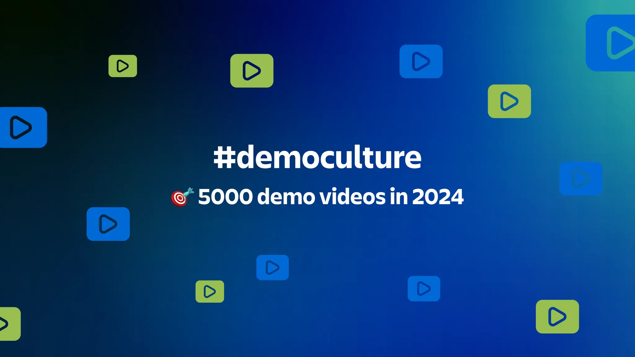 #democulture
🎯 5000 demo videos in 2024
 