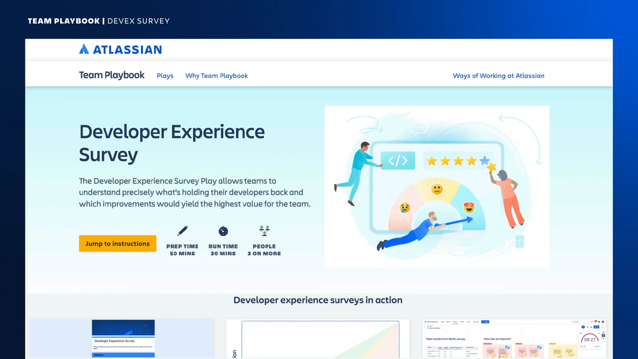 TEAM PLAYBOOK | DEVEX SURVEY
 