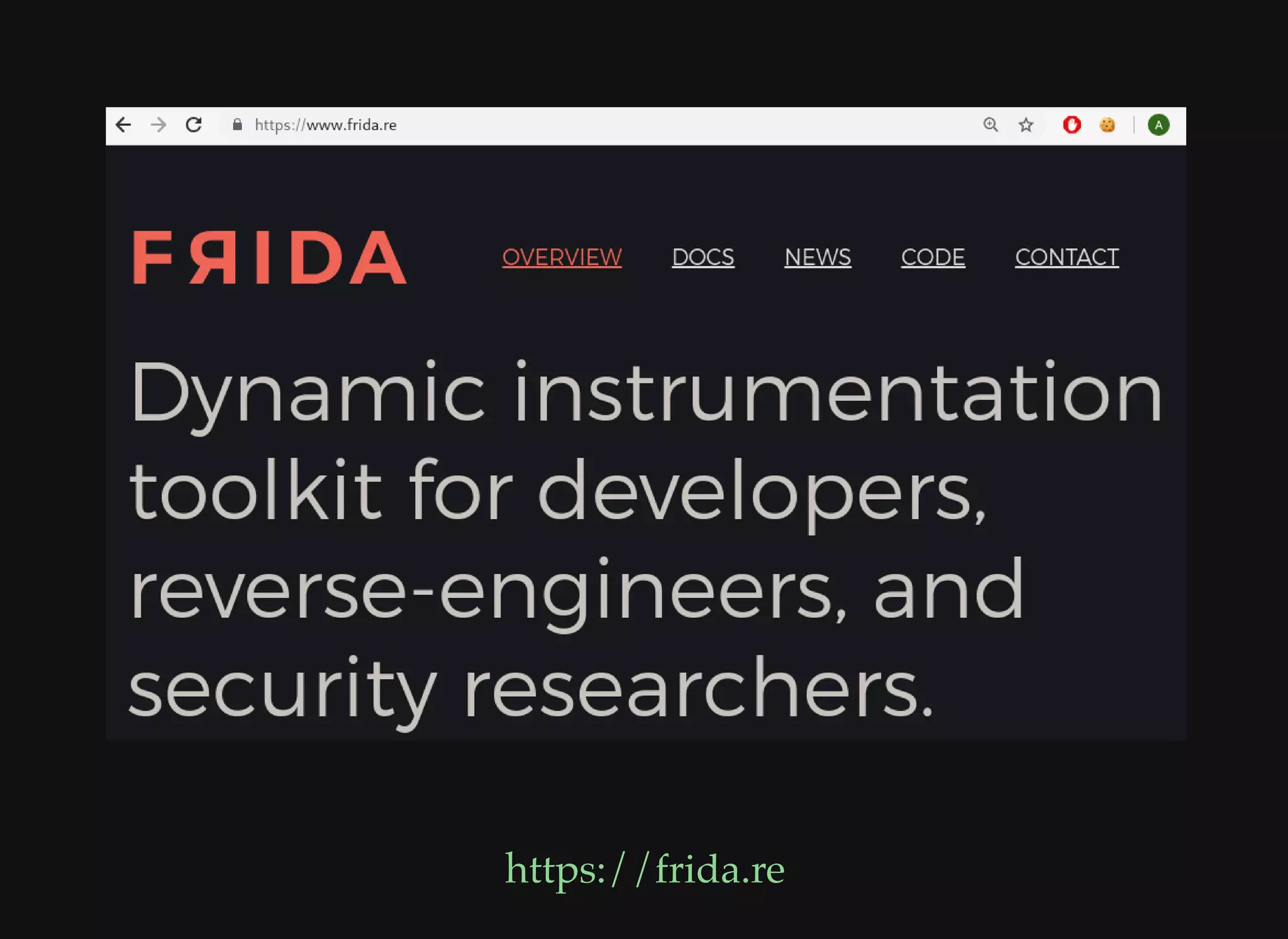 https://frida.re
 