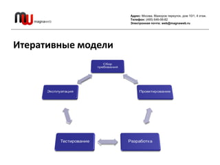 Адрес: Москва, Мажоров переулок, дом 10/1, 4 этаж.
                     Телефон: (495) 646-06-82
                     Элек...