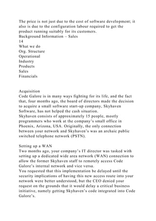 Code Galore Caselet Using COBIT® 5 for Information Security.docx