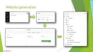 Website generation
8
 