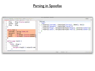 Parsing in Spoofax
 