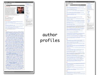author
profiles
 
