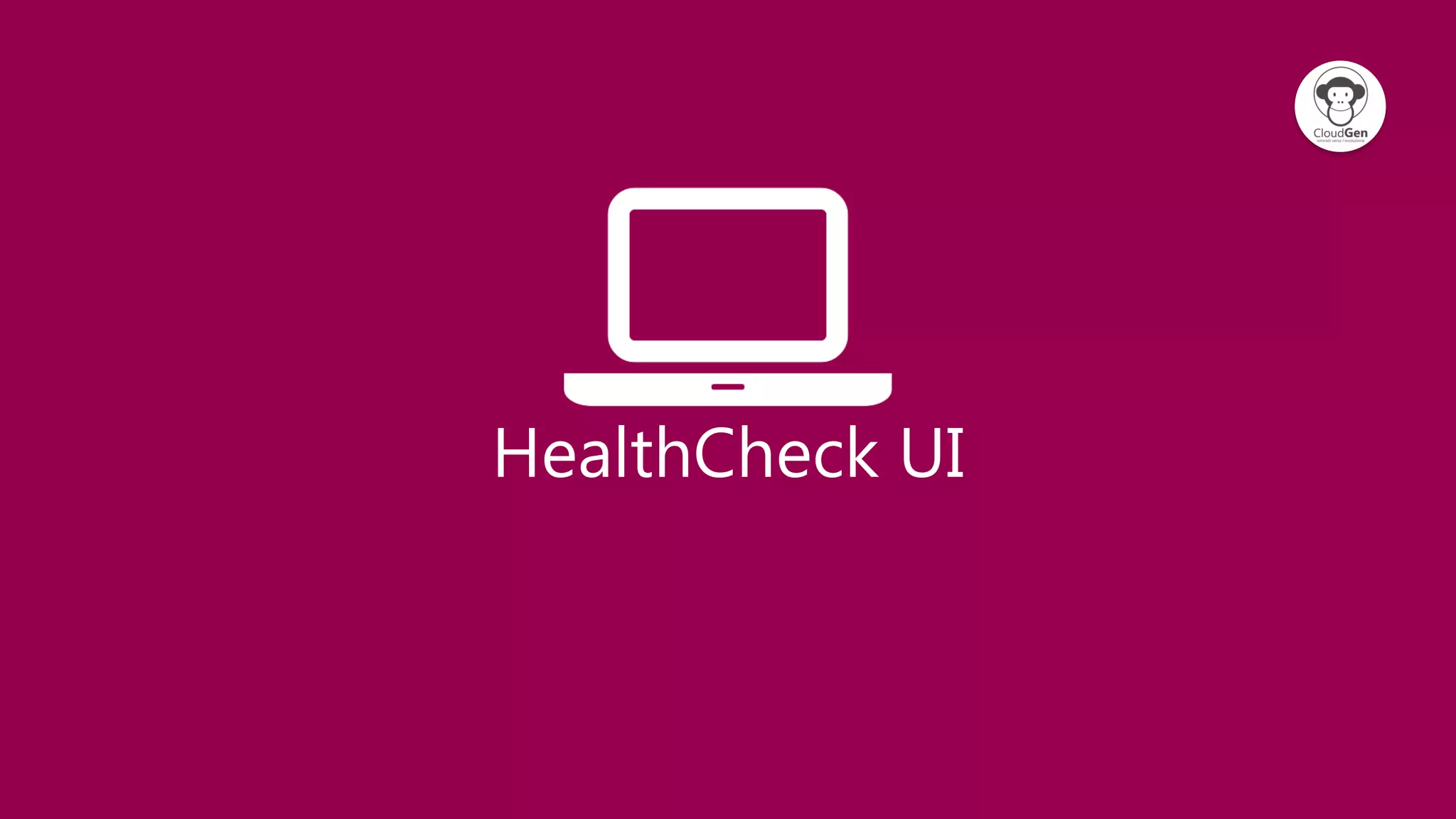 HealthCheck UI
 