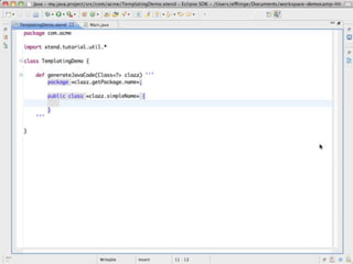Codegeneration With Xtend | PDF