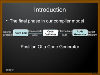 Code generator | PPT