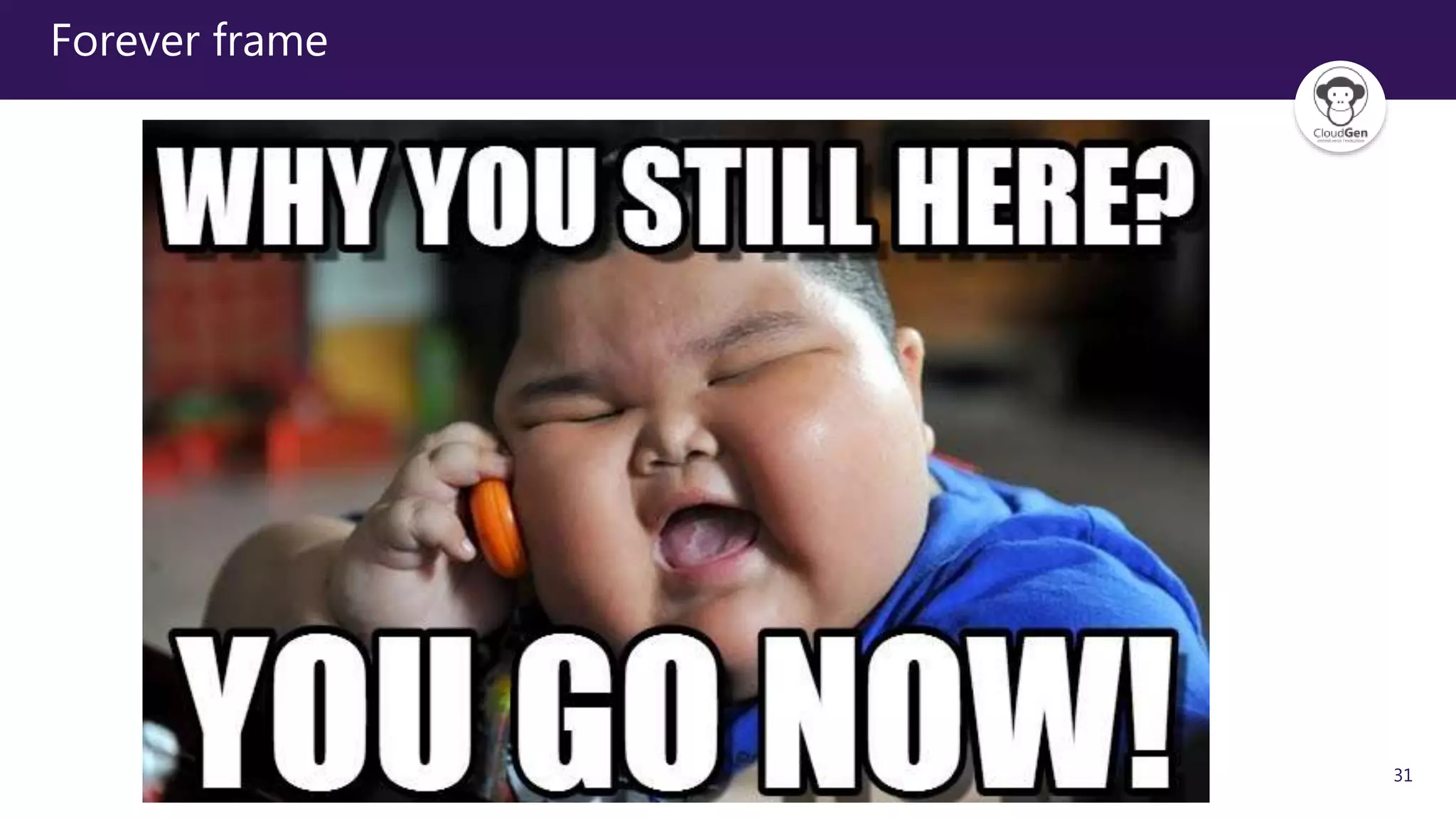 31
Forever frame
 