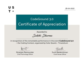 Code ground 3.0 certificate