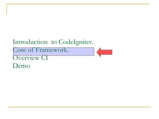 Codeigniter | PPT