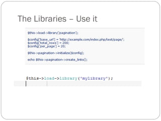 Codeigniter : The Introduction | PDF