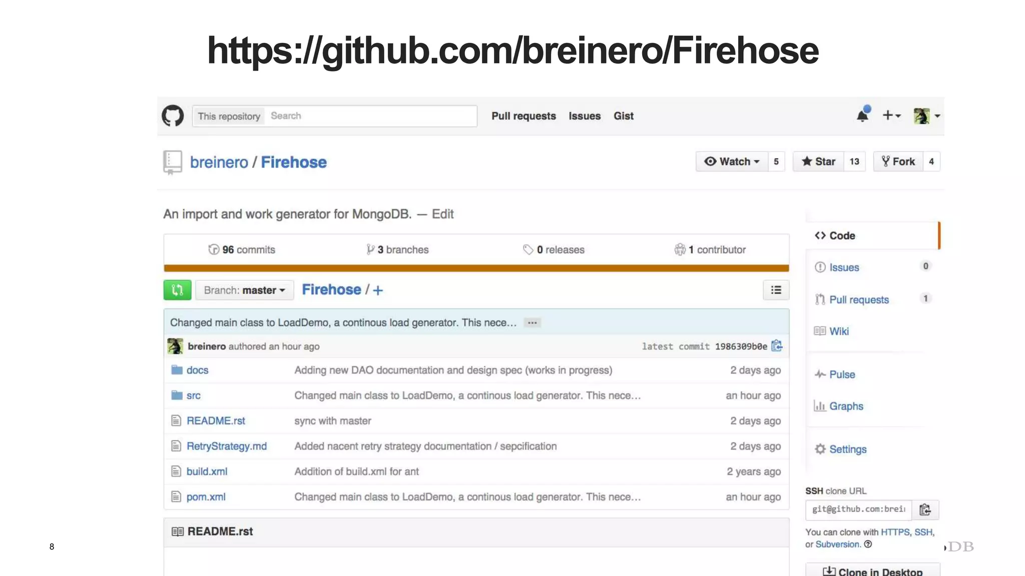 8
https://github.com/breinero/Firehose
 