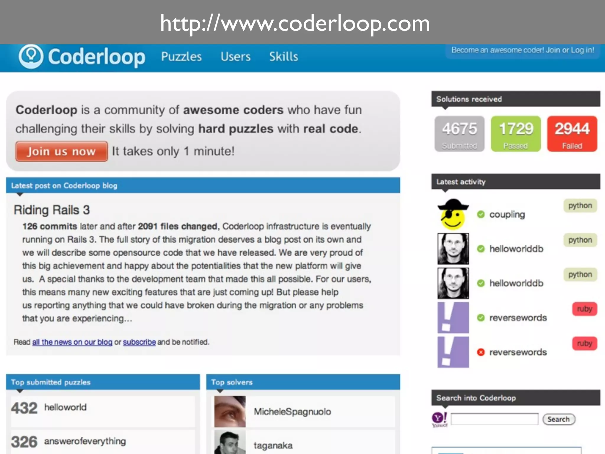 http://www.coderloop.com
 