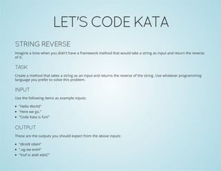 Code Kata | PDF