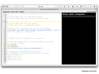 Linköpings universitet 
 