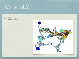 NetworkX
Gallery
 