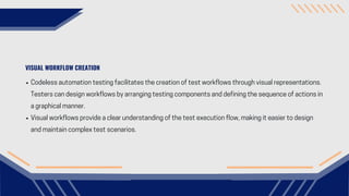 Unlocking Efficiency: Codeless Automation Testing Strategies Revealed | PDF