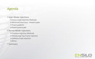 Injection on Steroids: Codeless code injection and 0-day techniques | PPTX