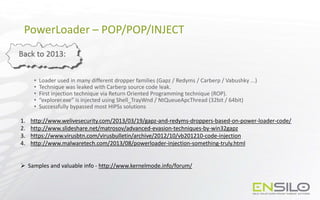Injection on Steroids: Codeless code injection and 0-day techniques | PPTX