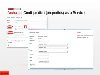 Archaius: Configuration (properties) as a Service

@stonse

 
