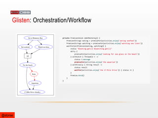 Glisten: Orchestration/Workflow

@stonse

 