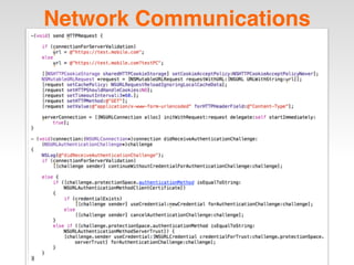 Network Communications
 