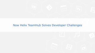 34© Perforce Software Inc. All Rights Reserved.
Helix4Git provides automated mirroring for remote locations
Why does this matter?
Now Helix TeamHub Solves Developer Challenges
 