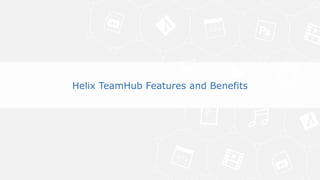 36© Perforce Software Inc. All Rights Reserved.
Helix4Git provides automated mirroring for remote locations
Why does this matter?
Helix TeamHub Features and Benefits
 