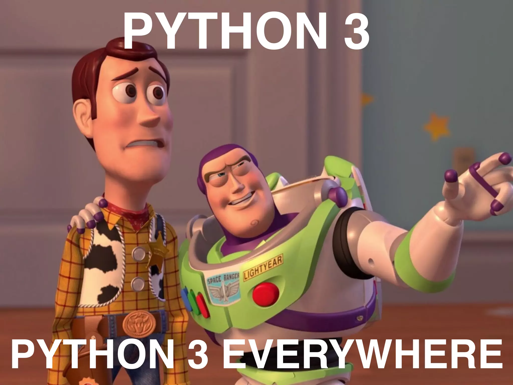 PYTHON 3 
PYTHON 3 EVERYWHERE 
 
