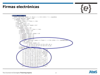 30
Firmas electrónicas
 