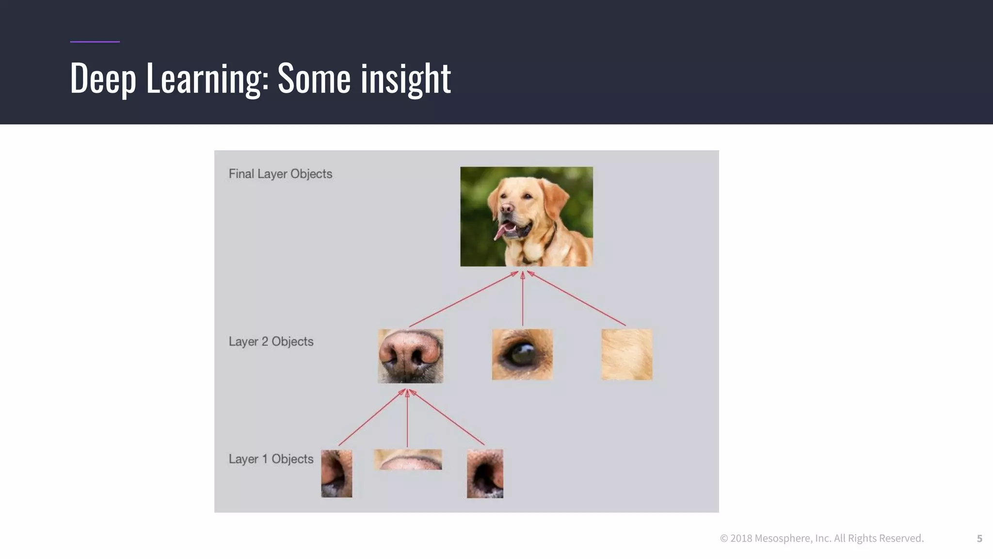 © 2018 Mesosphere, Inc. All Rights Reserved.
Deep Learning: Some insight
5
 