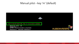 Manual pilot - key ‘m’ (default)
 