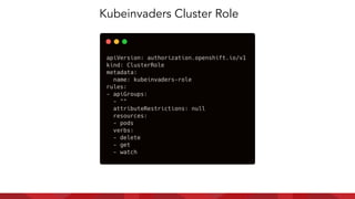 Kubeinvaders Cluster Role
 