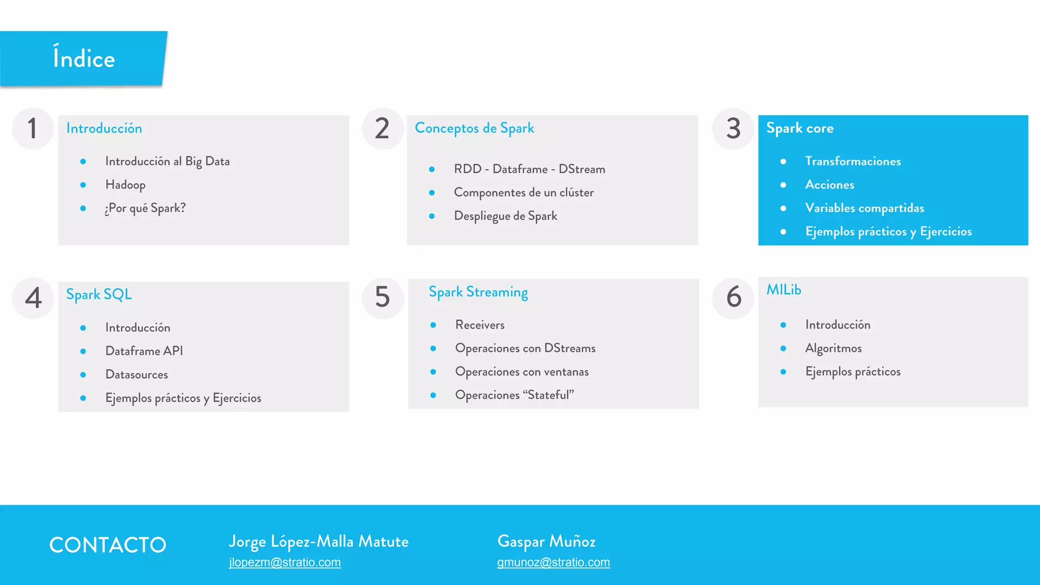 jlopezm@stratio.com gmunoz@stratio.com
●
●
●
●
●
●
●
●
●
●
●
●
●
●
●
●
●
●
●
●
●
 