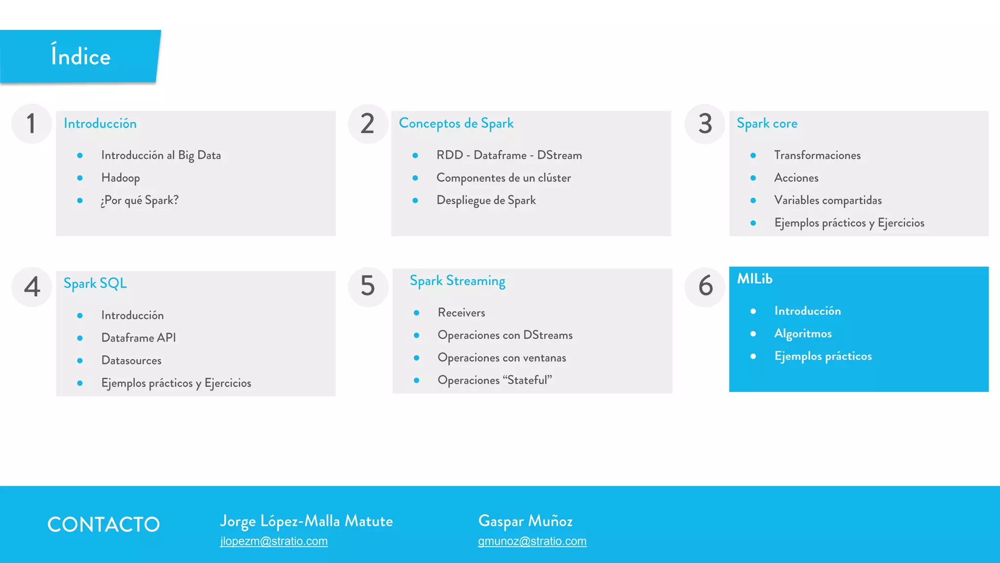 jlopezm@stratio.com gmunoz@stratio.com
●
●
●
●
●
●
●
●
●
●
●
●
●
●
●
●
●
●
●
●
●
 